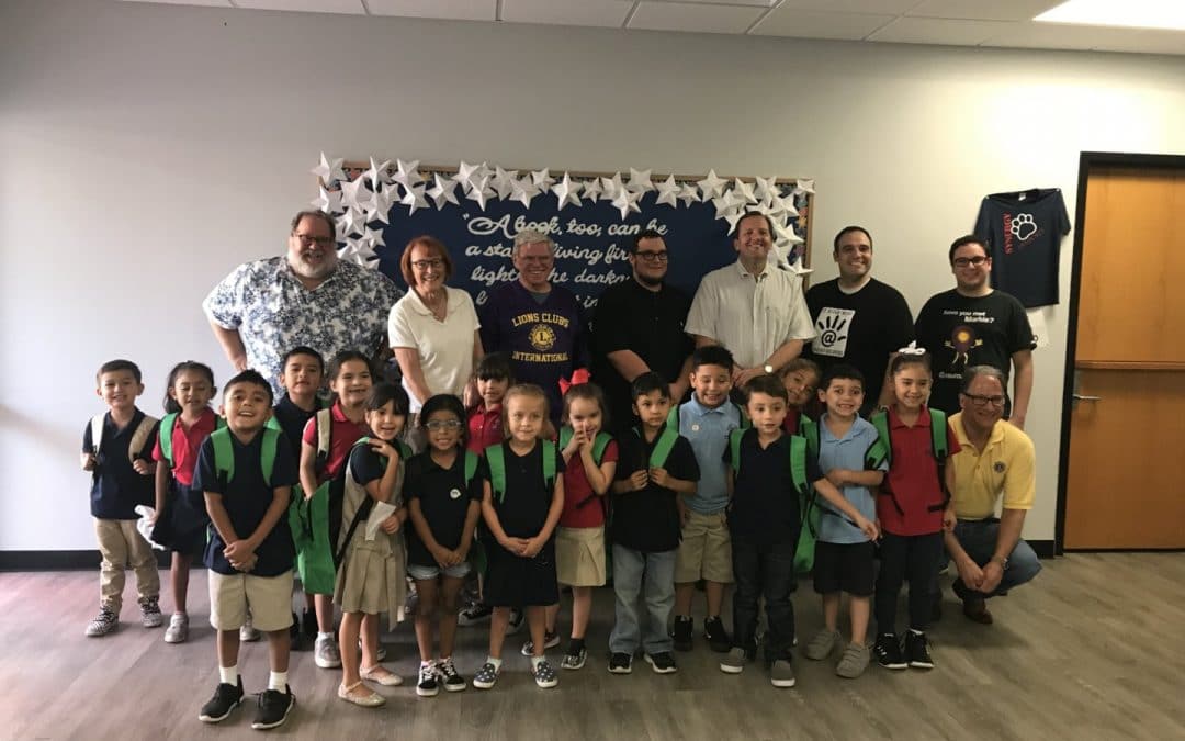 North Phoenix Lions Club donates Back to School supplies