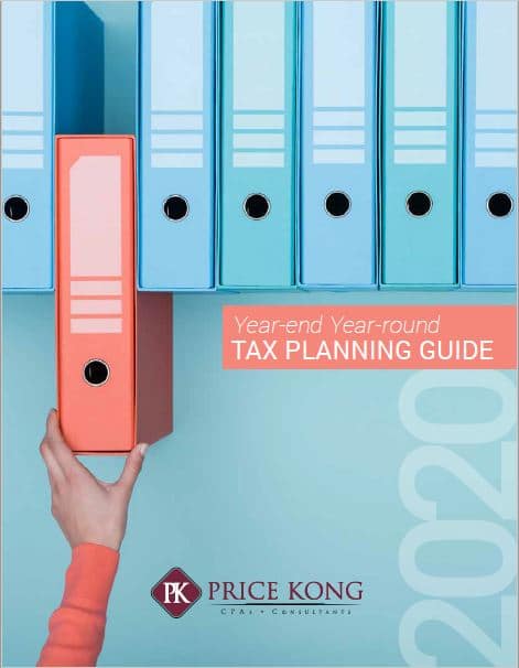 Price Kong 2020 Year-End Tax Planning Guide
