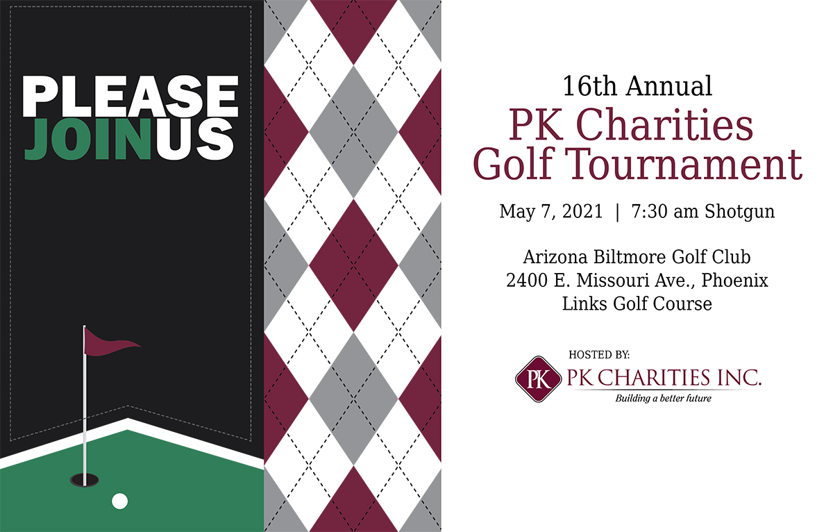 2021 PK Charities Golf Tournament Invitation Website